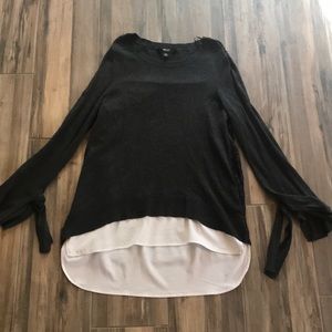Classy Simply Vera Wang Hi Lo Blouse Medium